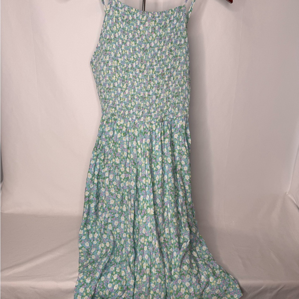 In Bloom Pastel Floral Maxi Dress